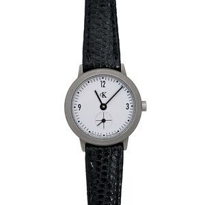 Calvin Klein Ladies Gunmetal Vintage Wrist Watch 24mm